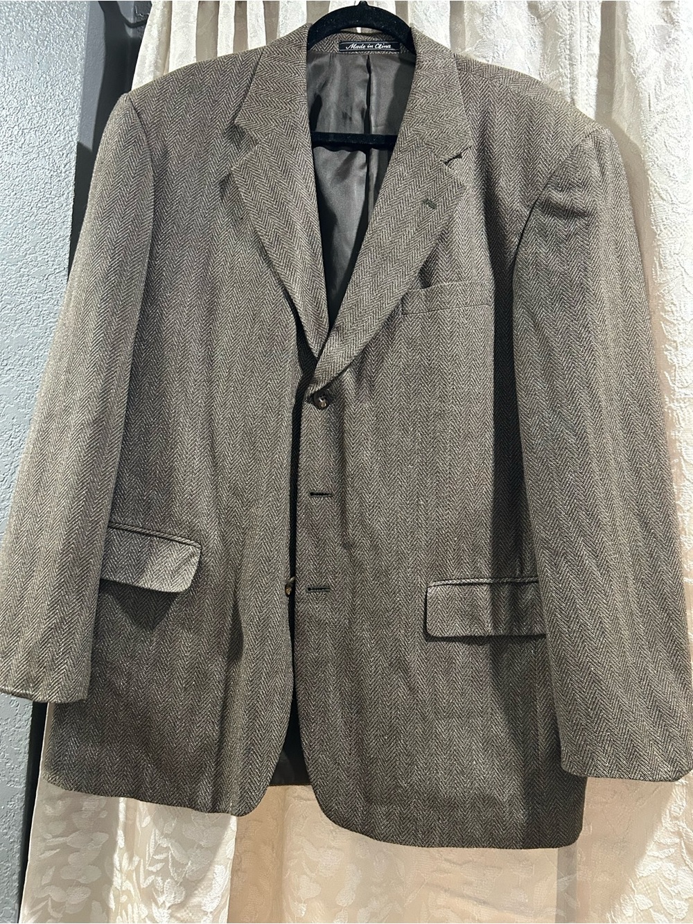 Haggar Men's Brown suit jacket